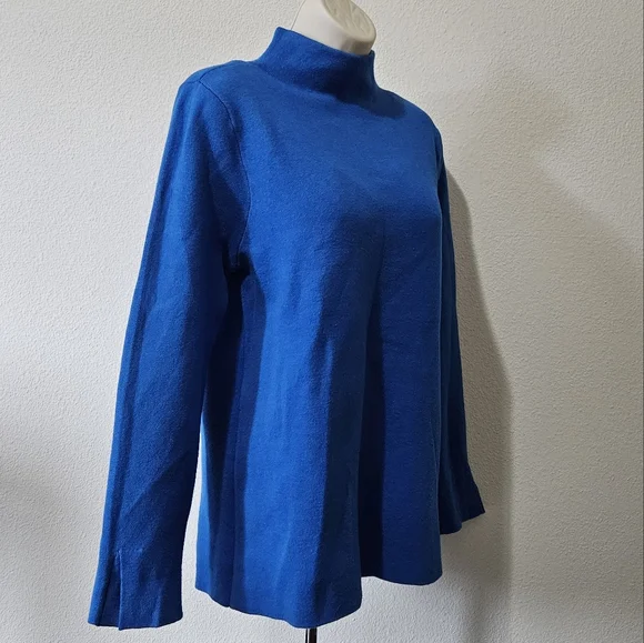 J Jill Mock Neck Pullover Sweater - Picture 7 of 12